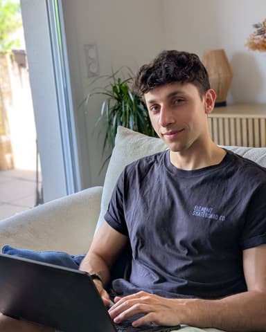 Eliott Moulin, co-fondateur et développeur full-stack de Line'up